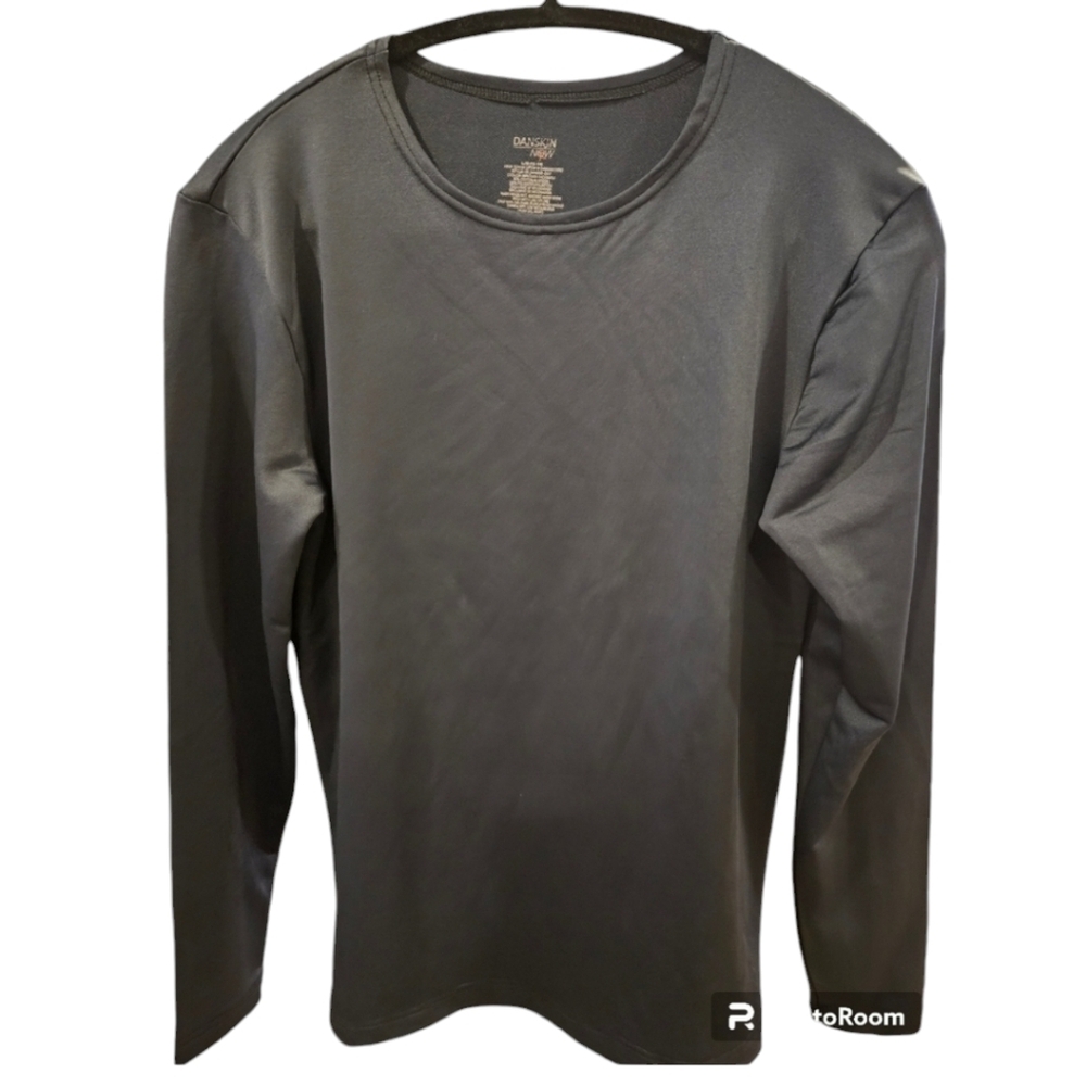 DANSKIN NOW Long Sleeve Thermal Shirt sz Large